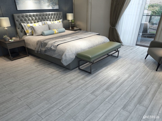 मोआना ग्रे मैट वुडन पोर्सिलेन टाइल 150x900mm बेडरूम लिविंग रूम के लिए