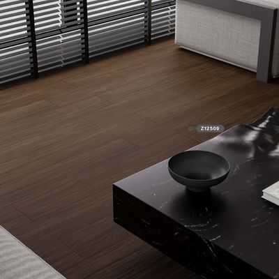 Bedroom Matt Rustic Ceramic Wood Look Porcelain Floor Tiles in size 200x1200mm