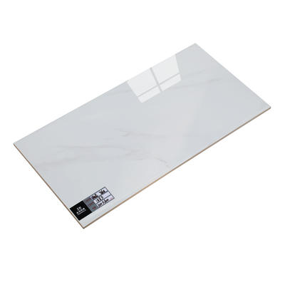 White Marble Effect Ceramic Wall Tiles Square Glazed Polished 30x60 For Hotel