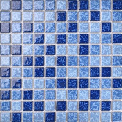 25x25mm/300x300mm Ceramic Mosaic Tiles for Decorative Swimming Pool