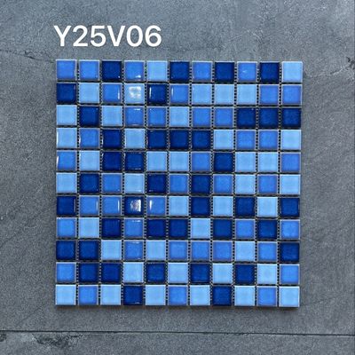 Foshan supplier mixed blue color mosaic tile Swimming Pool Mosaic Tiles Blue Ceramic Tiles Mosaic