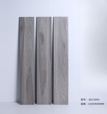 Matte Glazed Porcelain Wooden Tile 150x900mm For Balcony