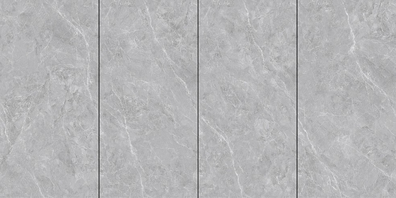 Hot Sale 600x1200 Glossy Glazed Polished Marble Solid Grey Tile Interior Living Room Floor Glazed Porcelain Floor  Tile