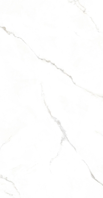 Hotel Villa Cararra White Glazed Ceramic Floor Tile 600x1200mm For Living Room