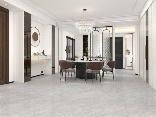 White Marble Glazed Porcelain Floor Tile Polished 600X1200mm