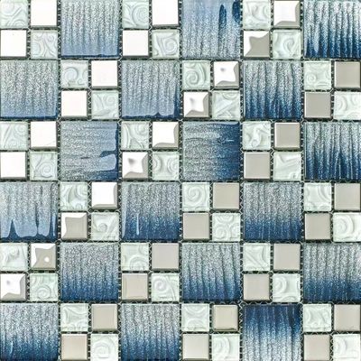 Golden Color Glass Mosaic for Hotels Projects Wall Decoration