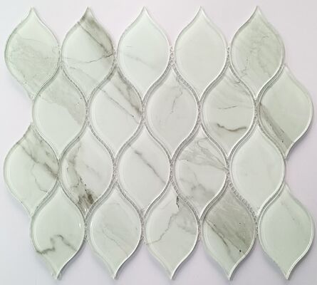 Different Shade Glass Mosaic For Kitchen And Bathroom Wall Decoration