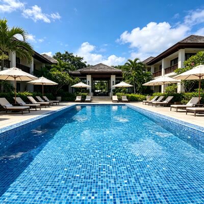 ZOKI Ceramic Mosaic Tile 306X306mm Mosaic For Swimming Pool