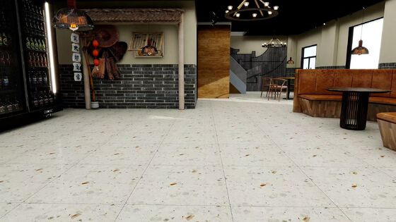 Full Body Grain Surface 600x600mm Matte Terrazzo Flooring Porcelain Tiles Floor Marble Tiles Interior Porcelanato Wall Tiles
